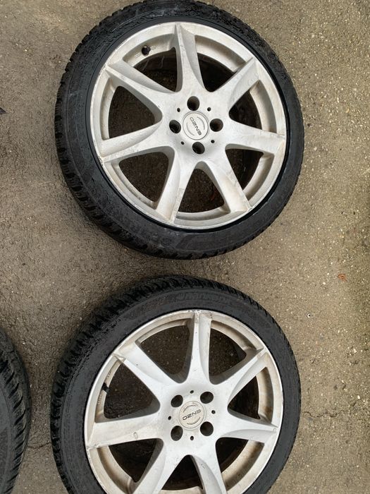 Jante ENZO R17 PDC 4x100 cu anvelope iarna 205.45.17