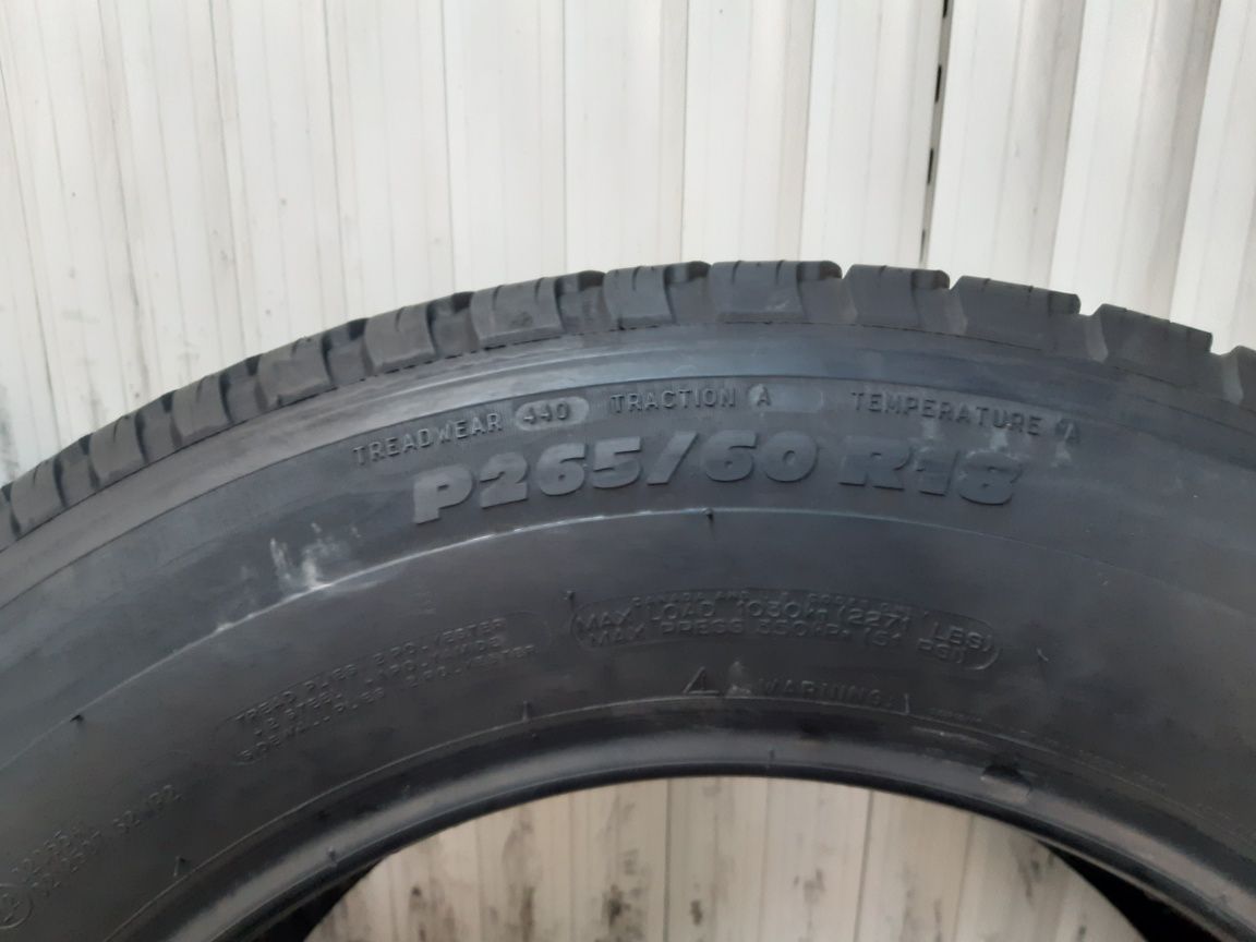 265/60/18  2×Michelin 109h vara dot 40 16    5,35mm