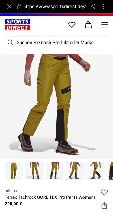 Pantaloni Adidas Terrex Goretex Pro. S-M