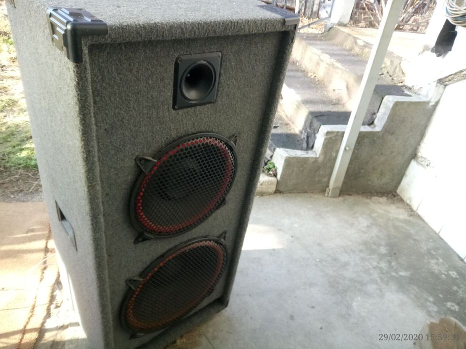 vand boxe pasive de putere audioline 350-700w si o linie sony