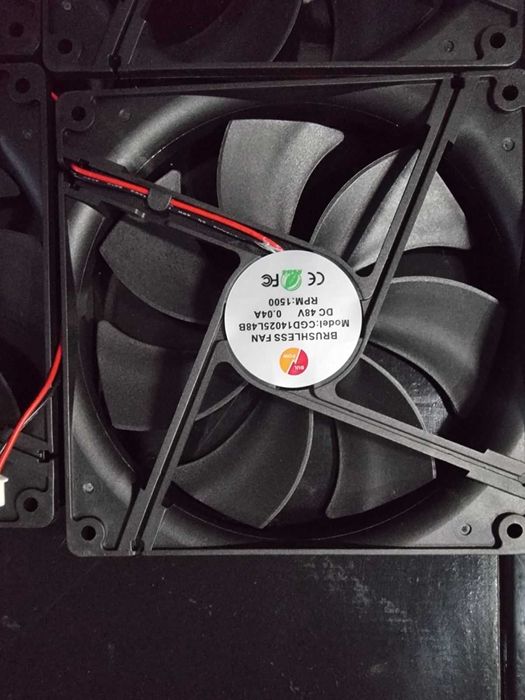 Вентилация Вентилатори 48V Двусъчмени най висока ефективност