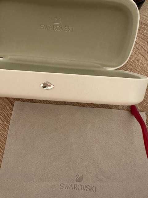 Ochelari dama Swarovski rosii