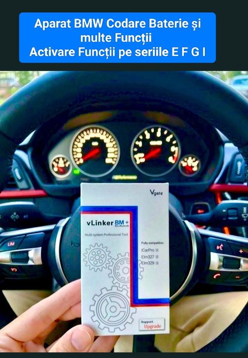Bm+ aparat BimmerCode Bimmer-link BMW Codare , Activare Funcții E,F,G