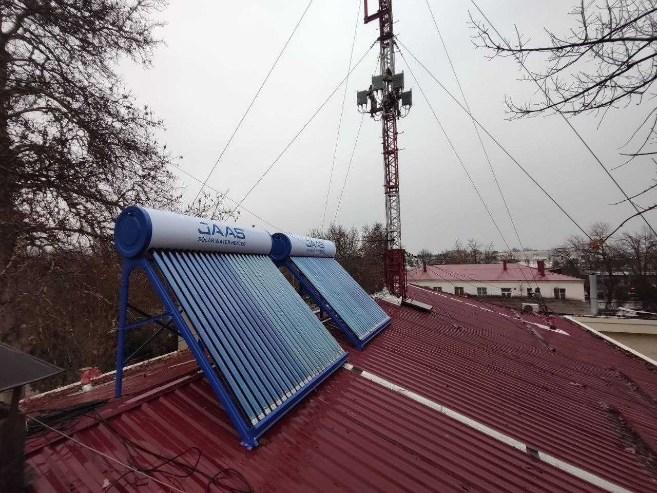 Солнечный водонагреватель Установка "коллектор" давлена бездавлена
