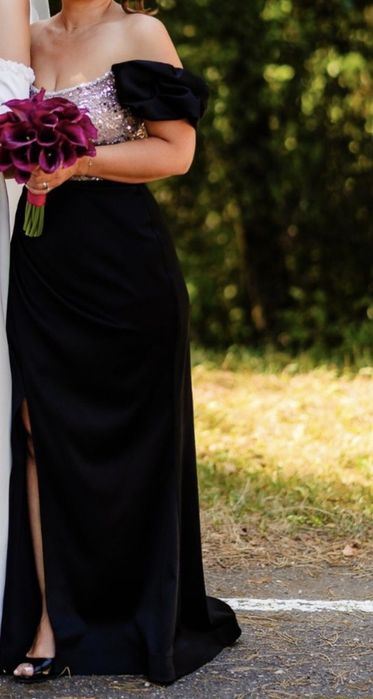 Rochie lunga cu corset