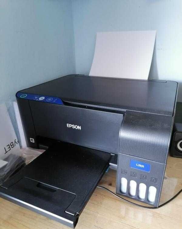 Заправлен, струйный цветной 3в1 принтер Epson L3101