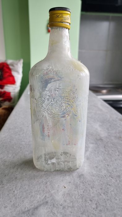 Бутилки с  коледни рисунки-2бр.