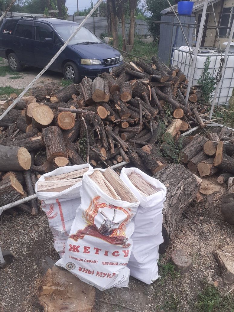 Дрова, карагач мешками либо зил