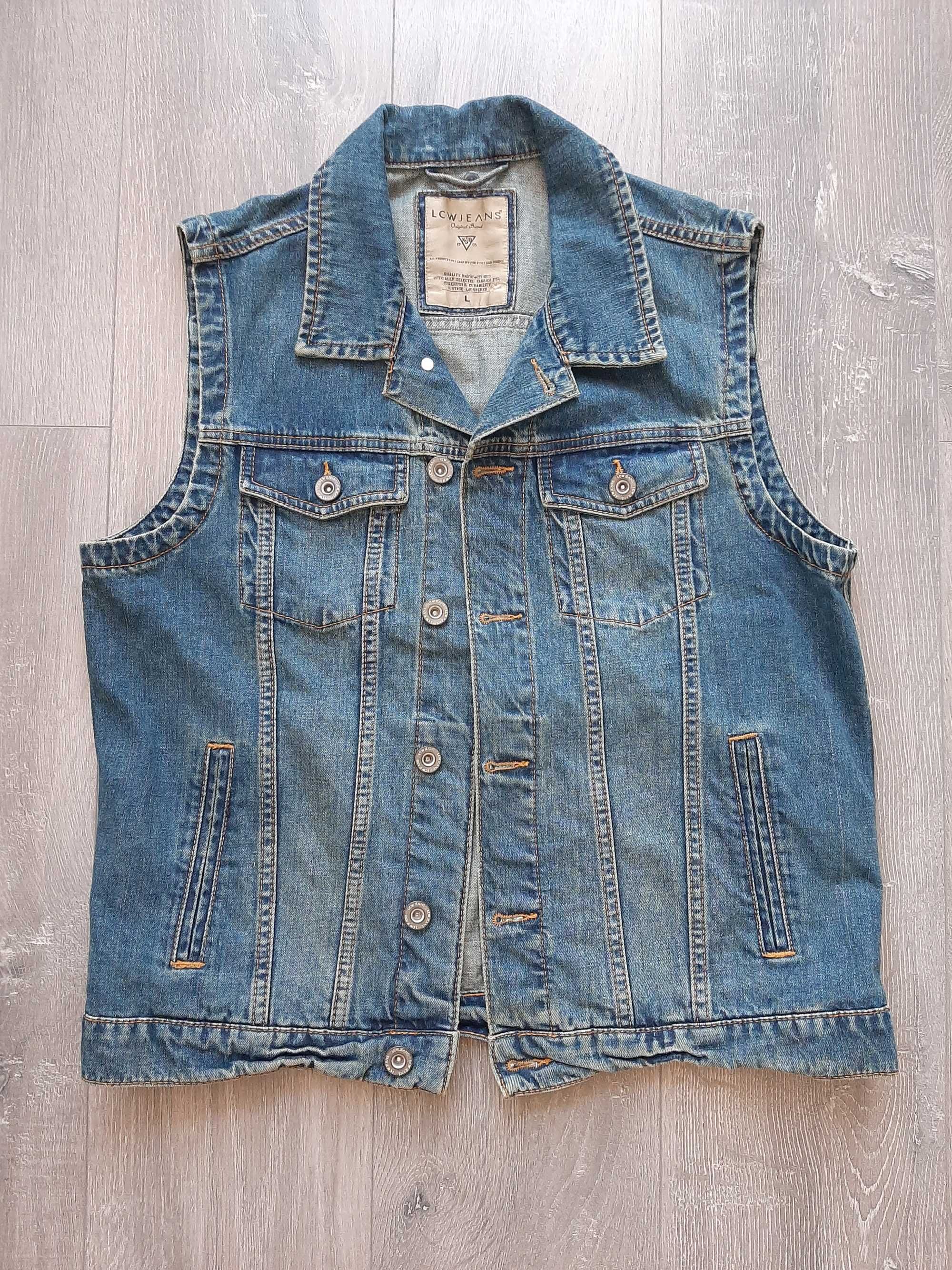 Vesta denim barbati LC Waikiki, masura M, noua, nepurtata.