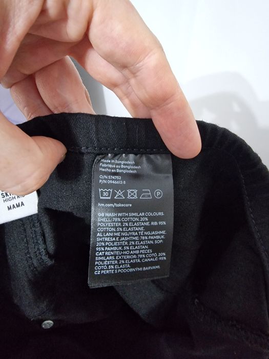 Blugi gravida H&M Mama XL noi