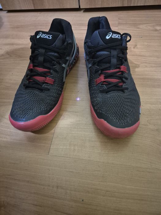 Мъжки маратонки ASICS Gel Resolution 9 Mens Tennis Shoe - Black/Pure S