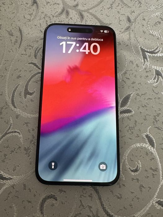 iPhone 15 pro Max blue titanium