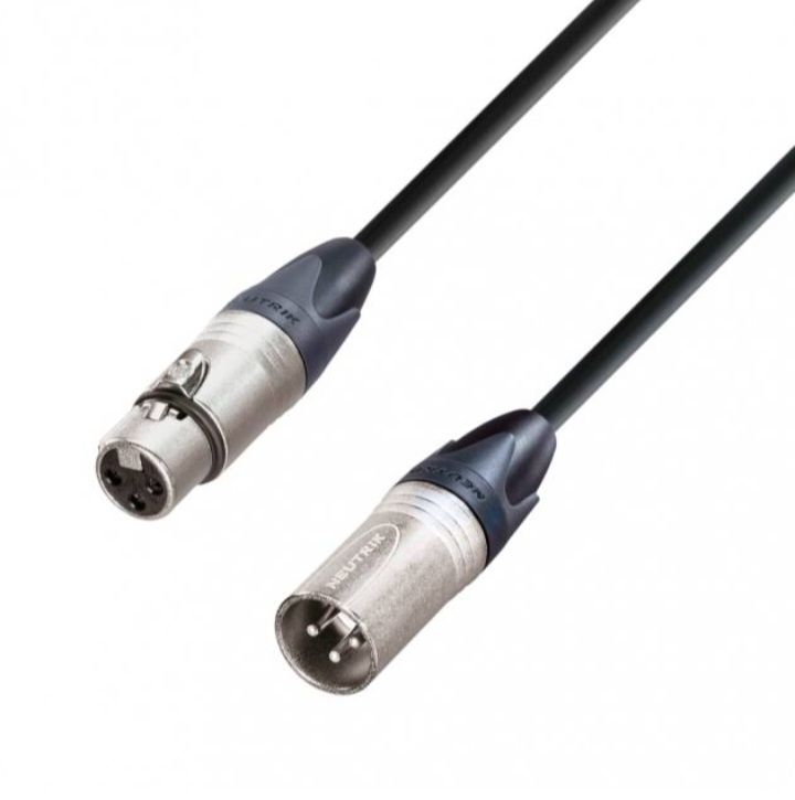 Cablu XLR - XLR Neutrik Adamhall Neutrik Boxe active/Mixer/Microfon/Lu