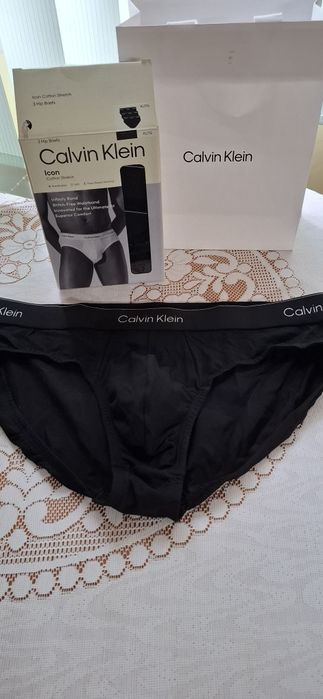 3 бр. Мъжки слипове Calvin Klein XL