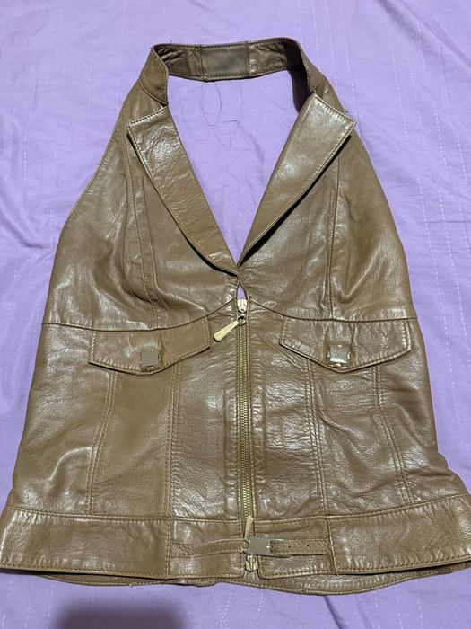 Дамски комплект естествена кожа