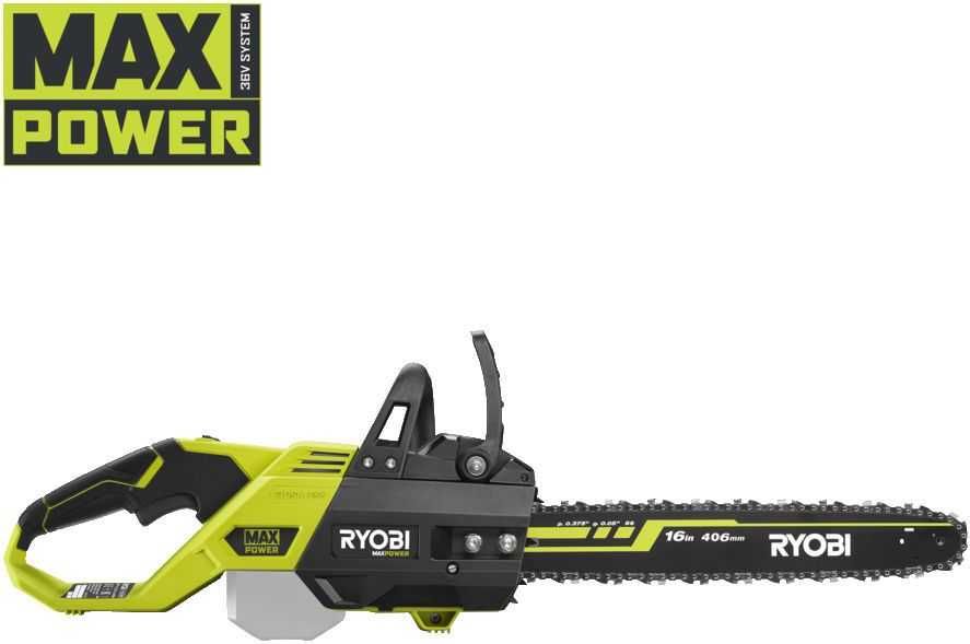 Ryobi-Fierăstrău cu lanț fără perii de 40cm cu acumulator de 36V