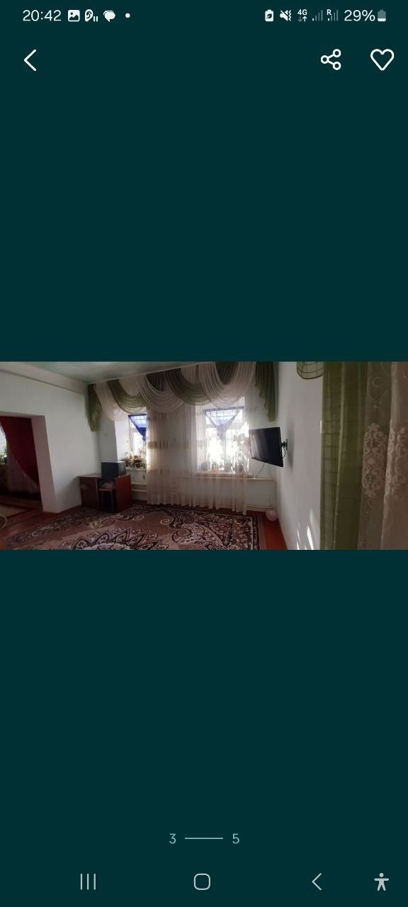 Hovli sotiladi 5 sotix 4 xonali,  ikkilamchiga yuq