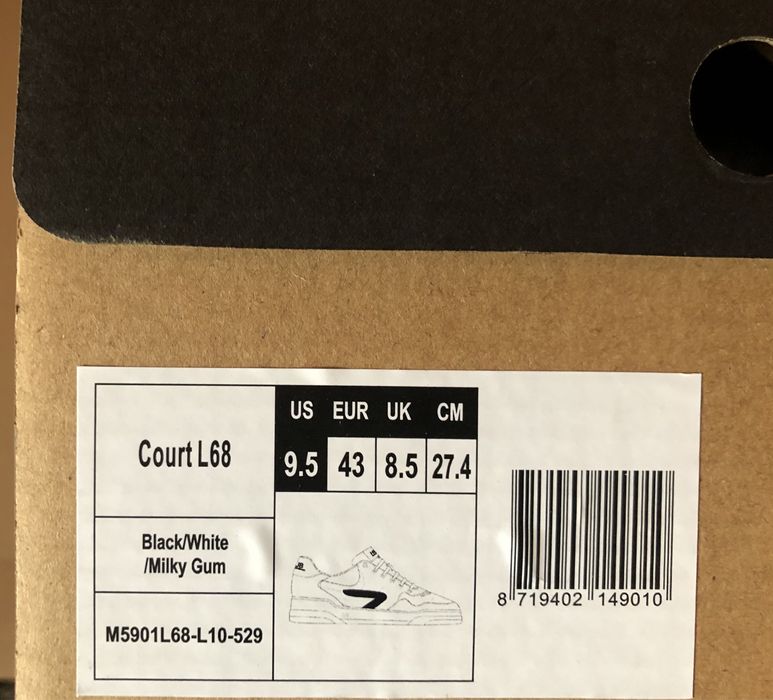 HUB Court Sneakers ОРИГИНАЛ мъжки сникърси/естествена кожа - 43/44