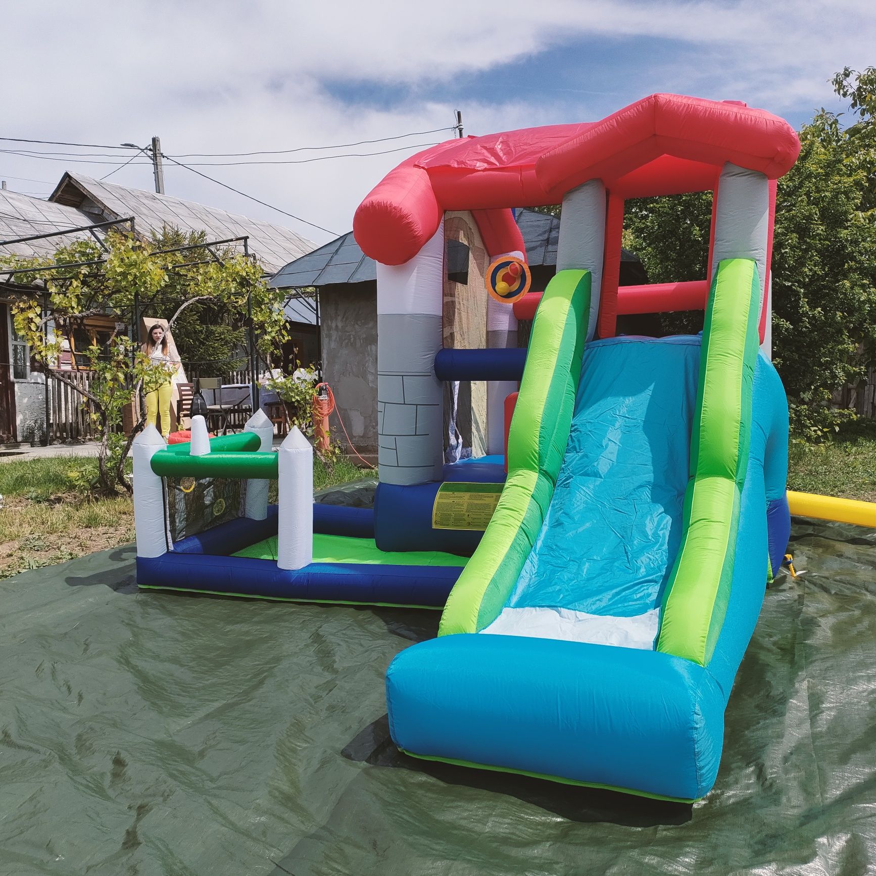 Tobogan gonflabil, loc de joaca ,arcada baloane petreceri copii