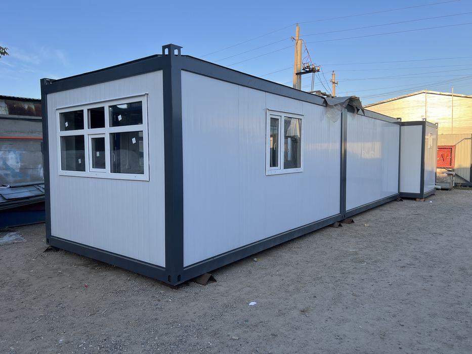 Модульное здание 12,0х3,0м, Вагончик, Блок Бокс