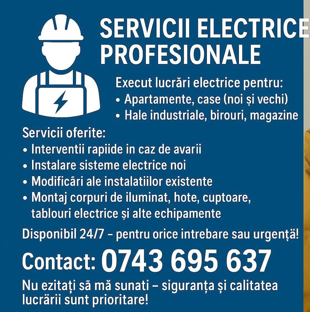 Electrician cu experiență