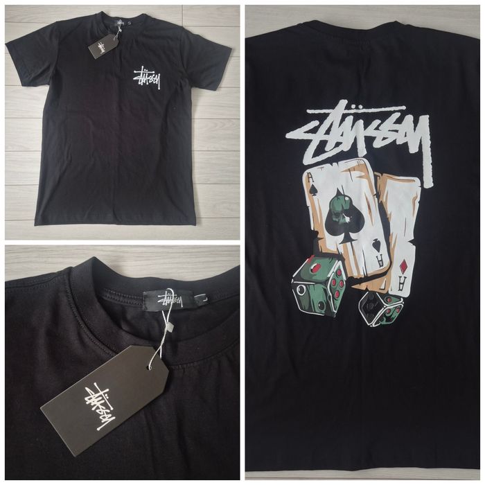 tricouri stussy alb/negru