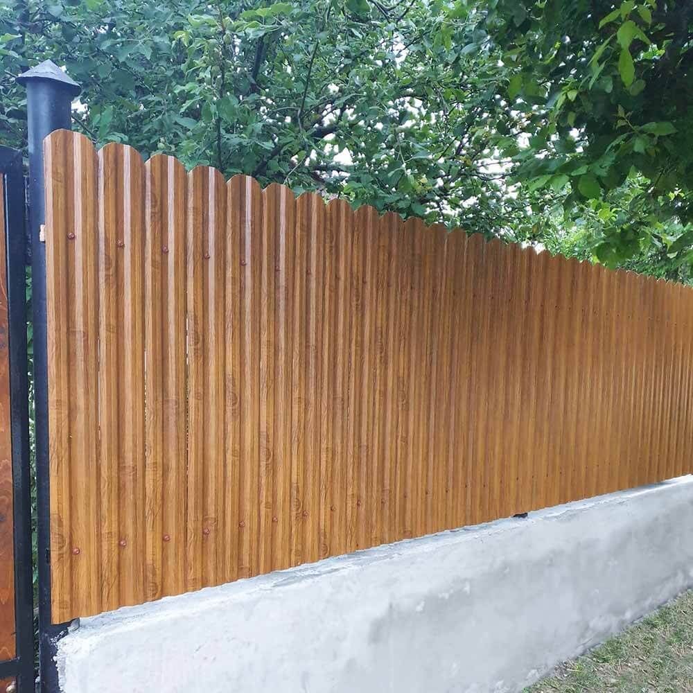 Gard din panou tip jaluzele, sipca metalica si alte modele la comanda