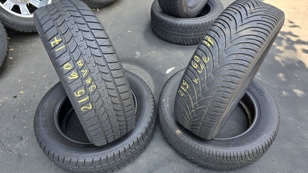 2 + 2 anvelope iarnă 215/60/17