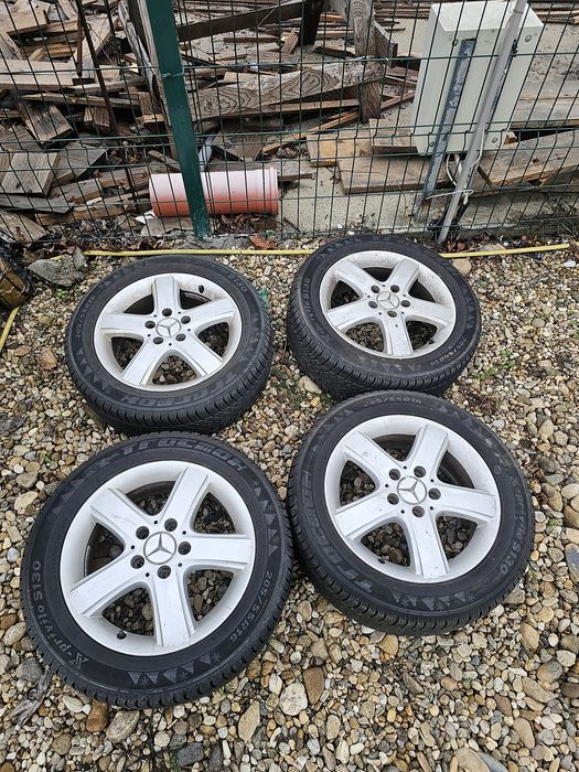 Jante Mercedes-Benz R16 5×112 Cauciucuri iarna 205 55 R16