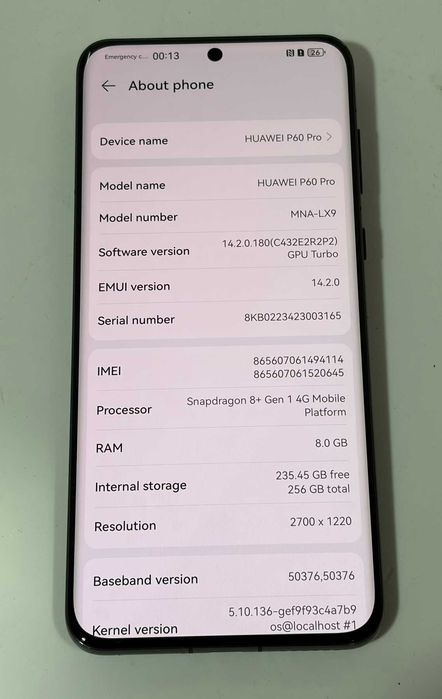 Huawei P60 Pro 256GB 8GB RAM