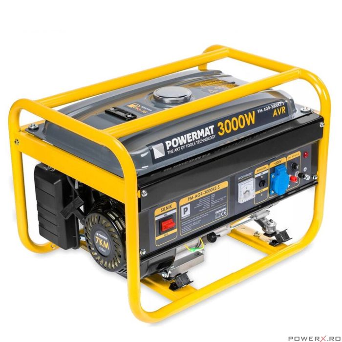 Generator curent electric 3000 W, 3 KW, 220 V, Stabilizator de