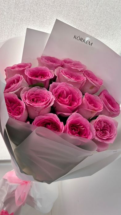 Роза 15 штук 50см