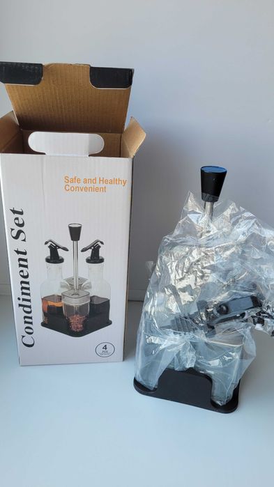 Набор для масла и уксуса, 5 предметов, новый