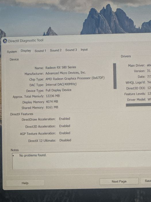 placa video Amd rx 580 series 4GB GDDR5