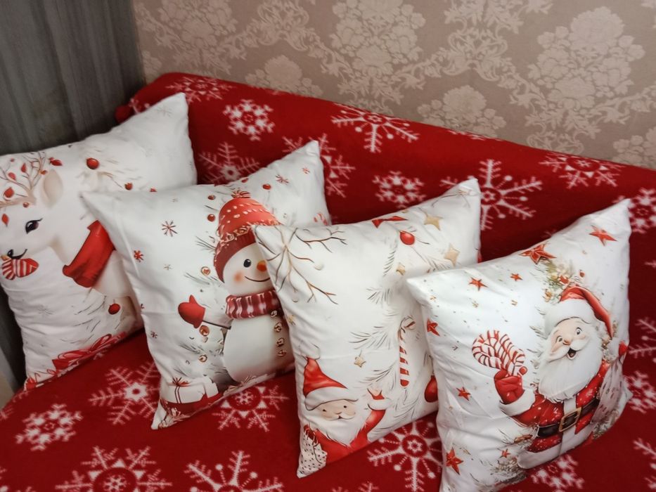 Подушки новогодние 45х45
