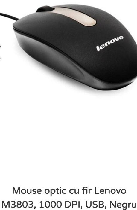 Vând mouse optic Lenovo M3803