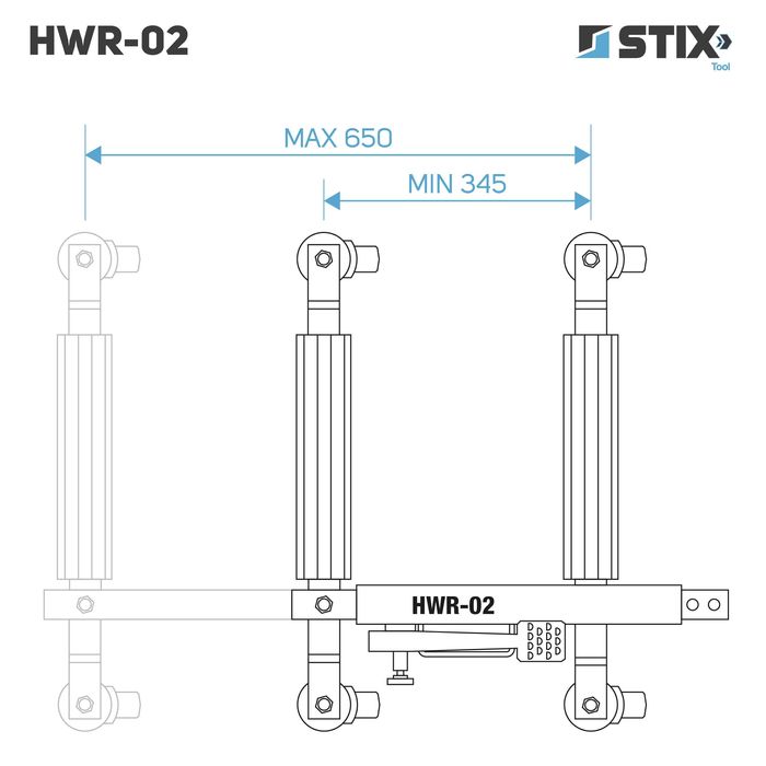 Dispozitiv hidraulic pentru mutat masini avariate, 680kg, Stix