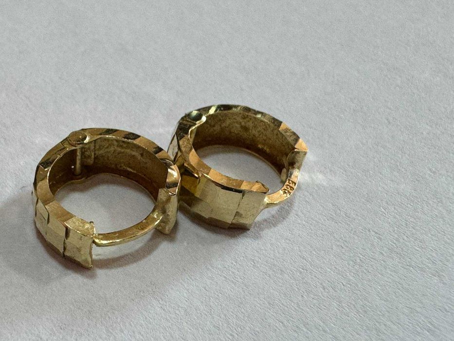 Златни обеци 14К