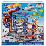 Детски игрален комплект с колички и гараж на HOT WHEELS