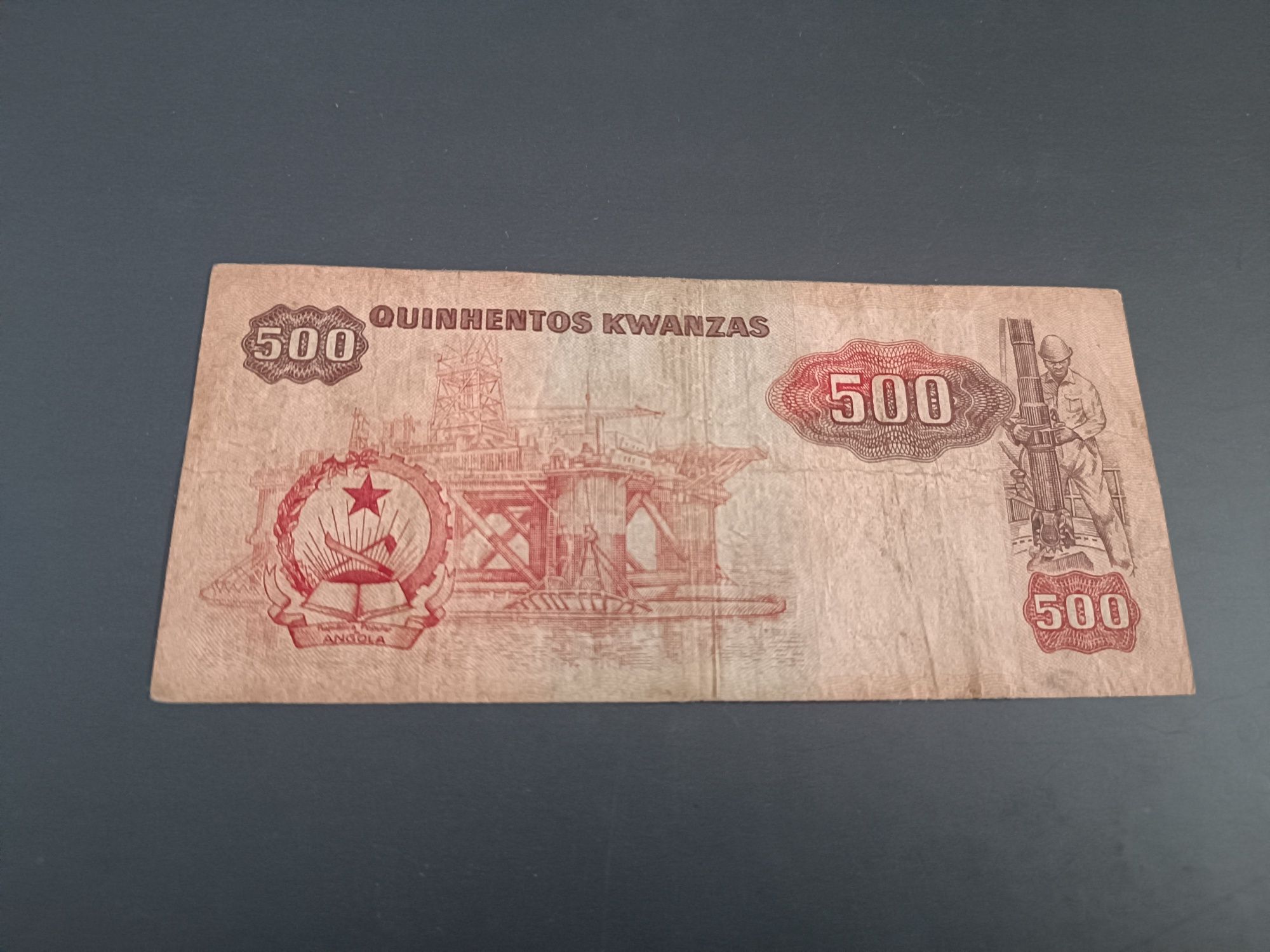 Bancnota 500 Kwanzas 1987 Angola