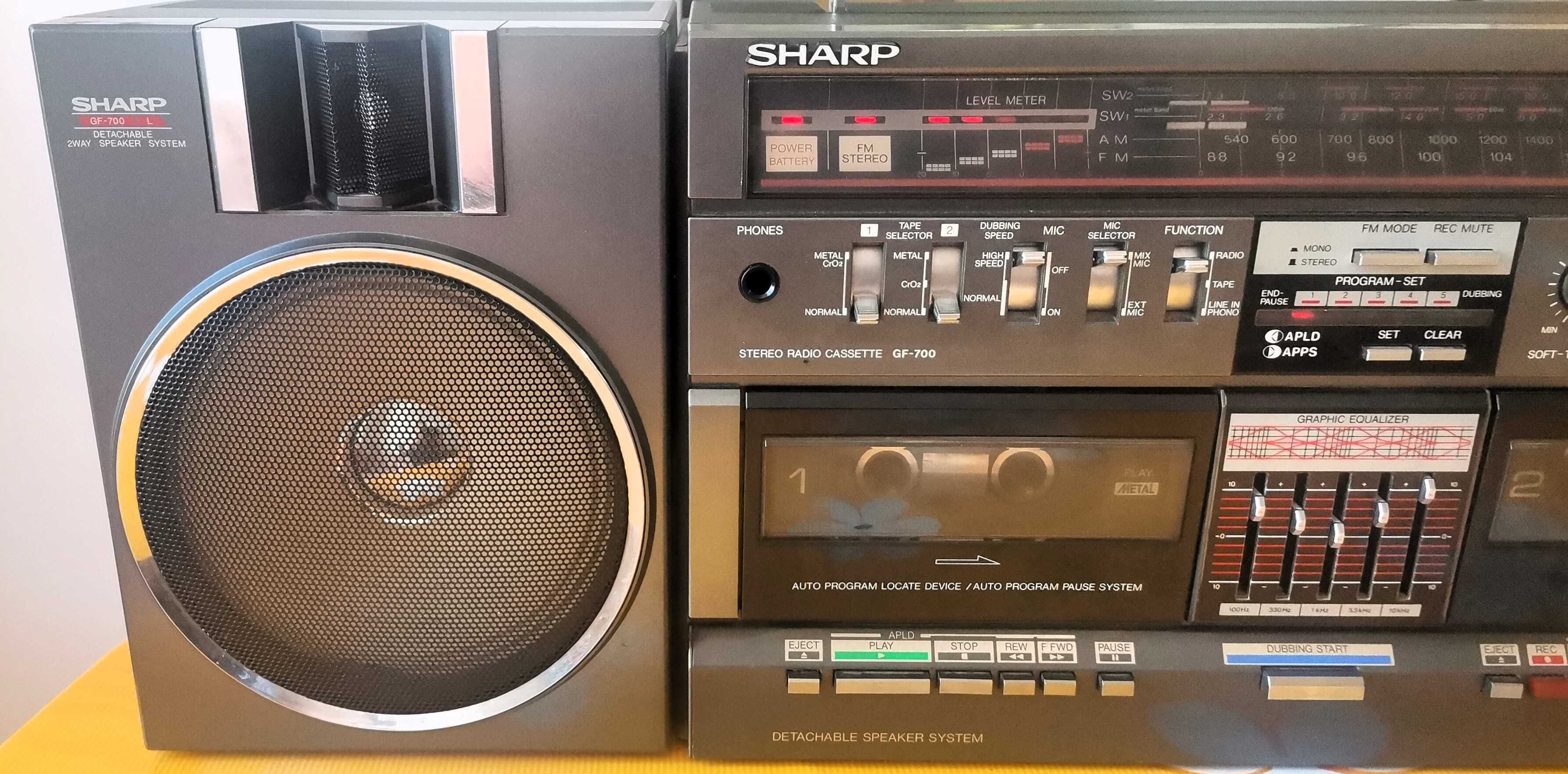 Продавам SHARP GF-700ZD 2 Way Detachable Speakers System