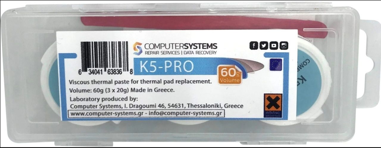 K5-PRO жидкие термопрокладки 10 гр, 20гр