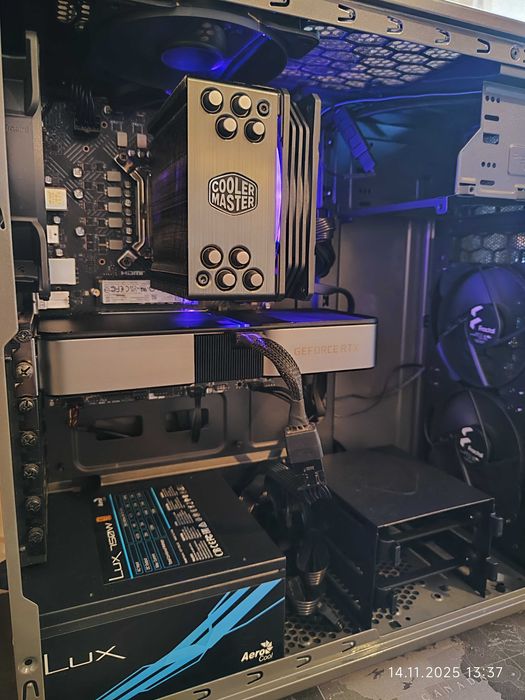 Геймърски i5 14400f, RTX 3070 8GB, RAM 32GB DDR4, SSD 512GB NVME