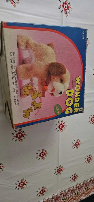 Wonder dog catelul saritor si latra  jucarie anul 1970