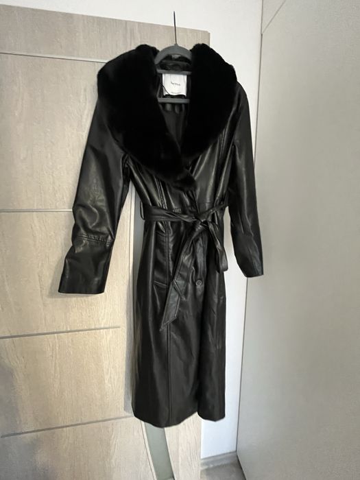 Pardesiu imitatie piele