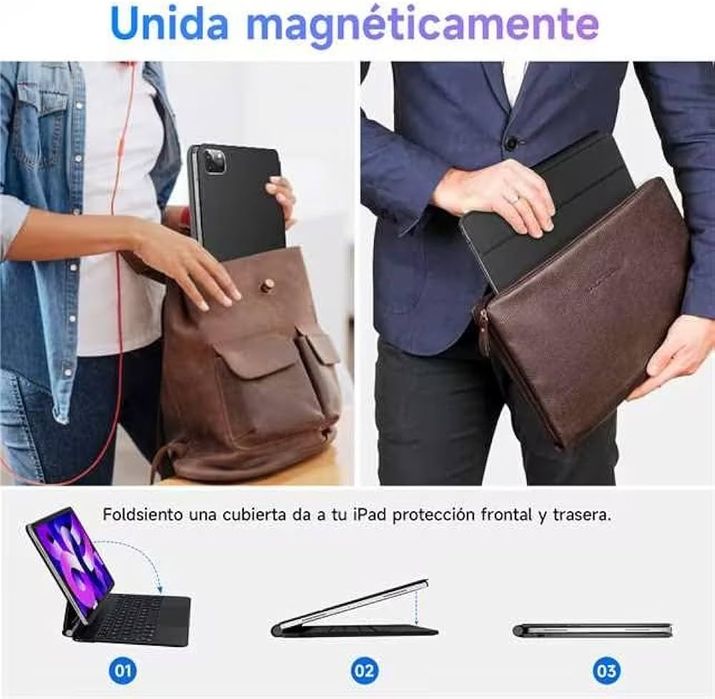 Калъф-клавиатура HOU MF-12 за Ipad Pro 12,9 инча магнитна ,плаваща,