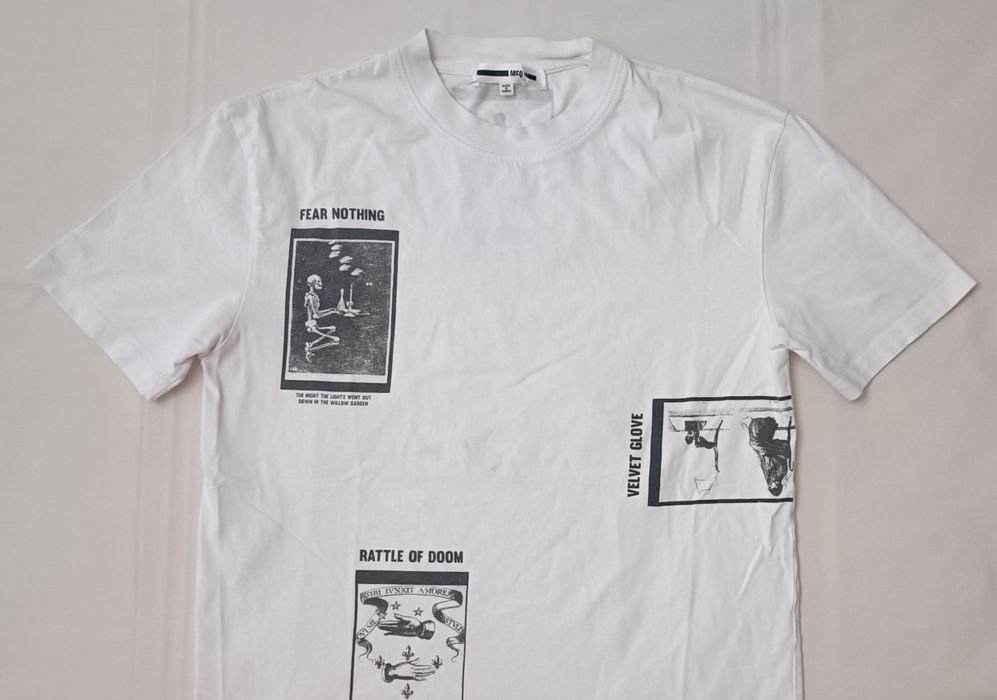 MCQ Alexander McQueen Skeleton Printed T-Shirt оригинална тениска S