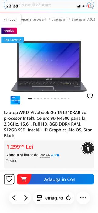 Asus vivo book go 15