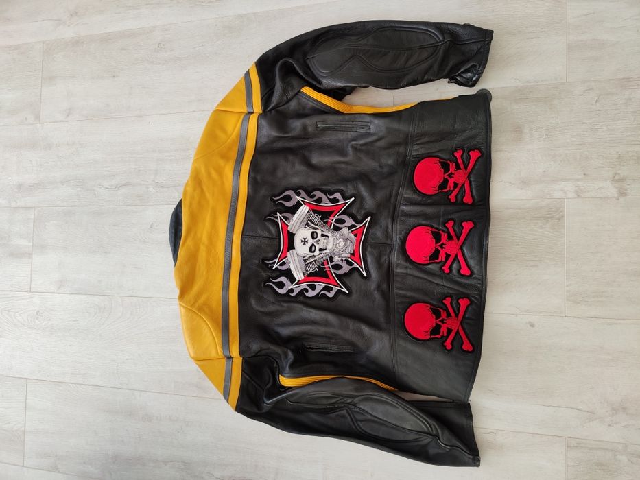 Кожено мото яке размер XXL