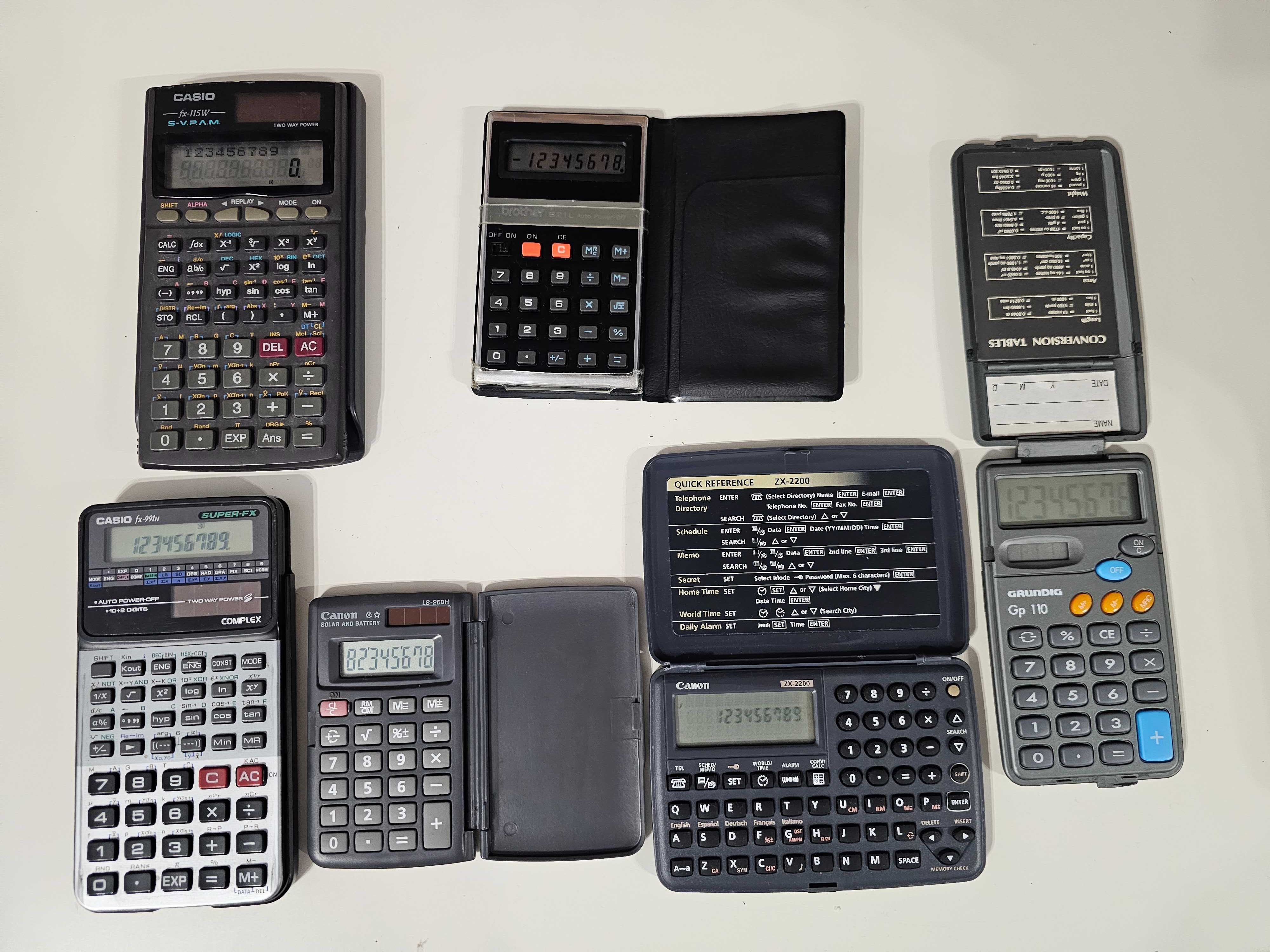 Jocuri copii Lot Calculatoare Stiintifice, de buzunar Canon, Casio etc